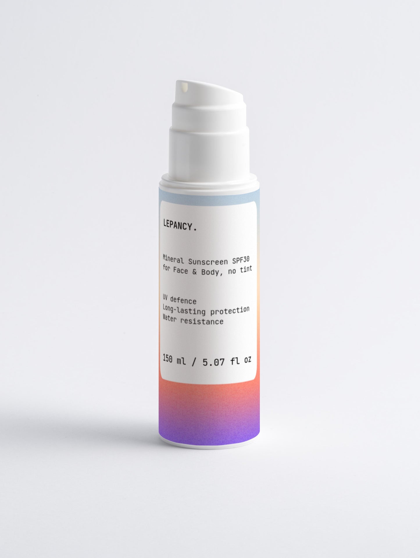 Mineral Sunscreen SPF30 for Face & Body, no tint