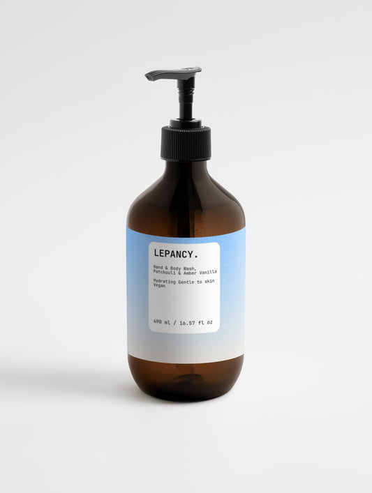 Hand & Body Wash, Patchouli & Amber Vanilla